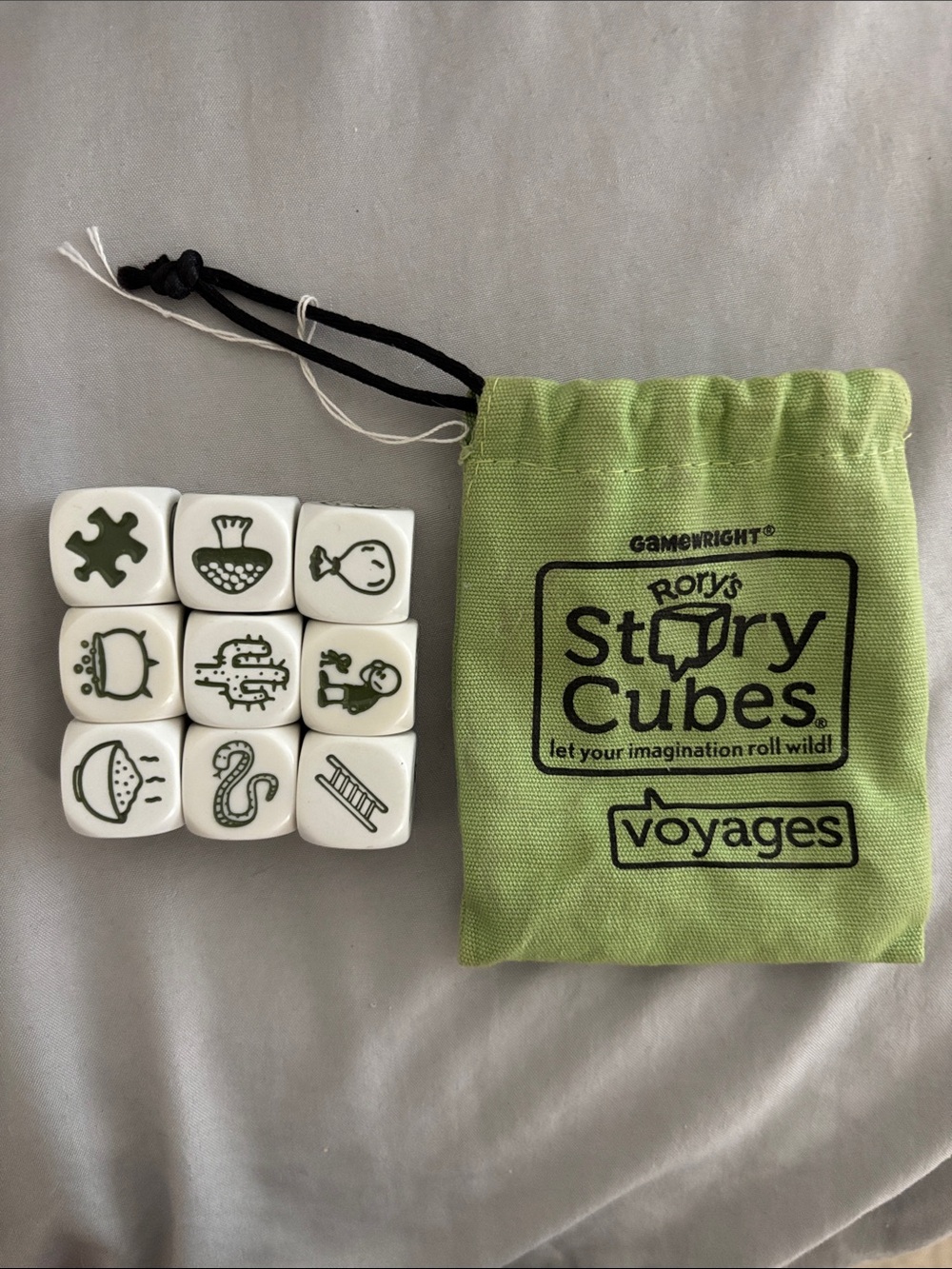 Rory’s Story Cubes Voyages Travel Story Dice Game - Green